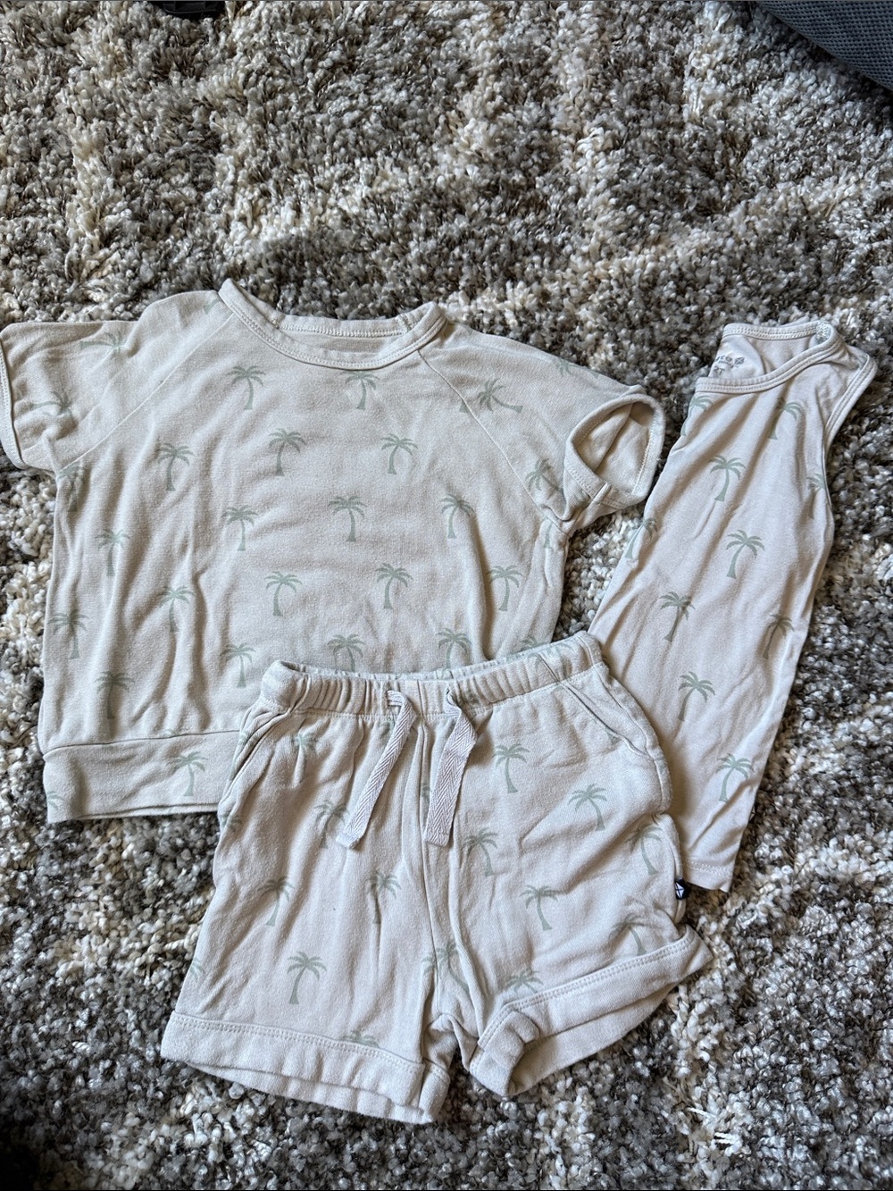 Kyte baby Palm tree set (3 pieces)- 2T